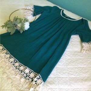 Umgee Beautiful Shabby Chic Hippie Dress